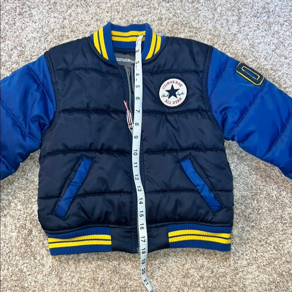Converse‎ Blue and Black Puffer Jacket
